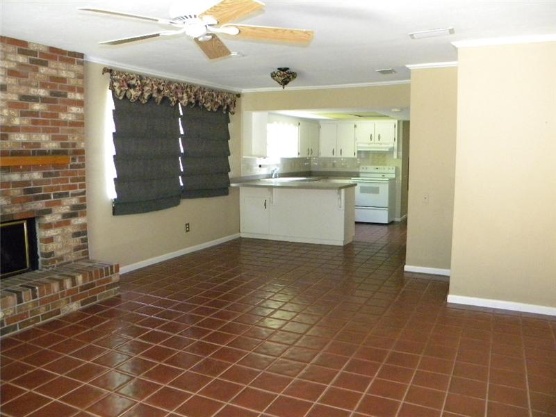 Family Room View to Kitchen