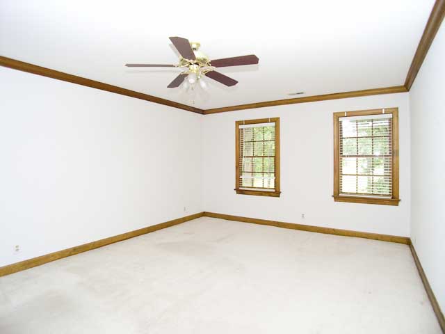 Spacious master suite with sitting area