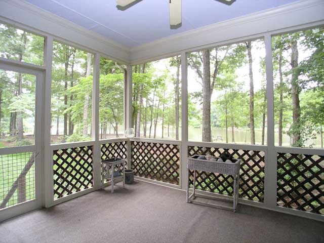 View from screen porch