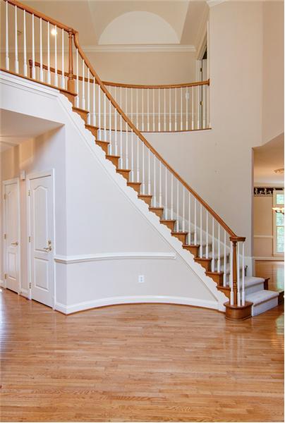 Grand two story foyer