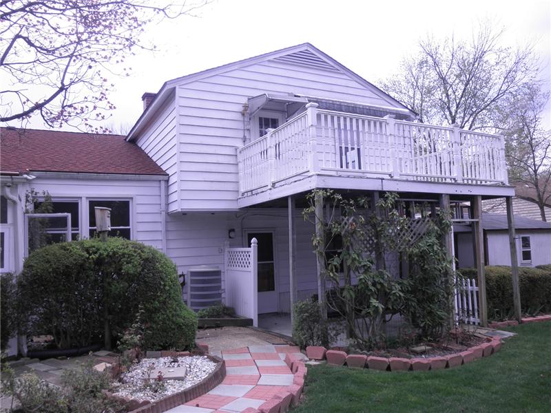 Rear Exterior with deck