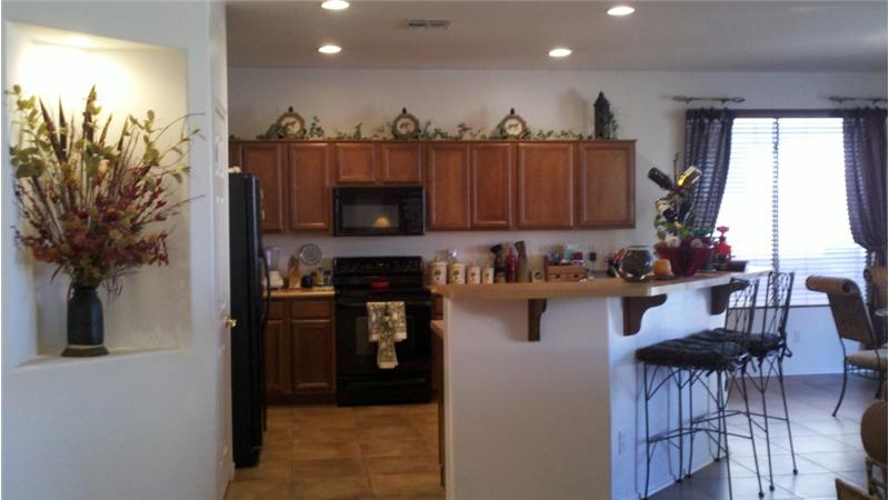 Kitchen with Black Appliances