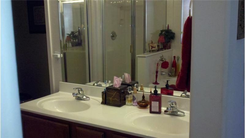 Master Bathroom with Double Sinks