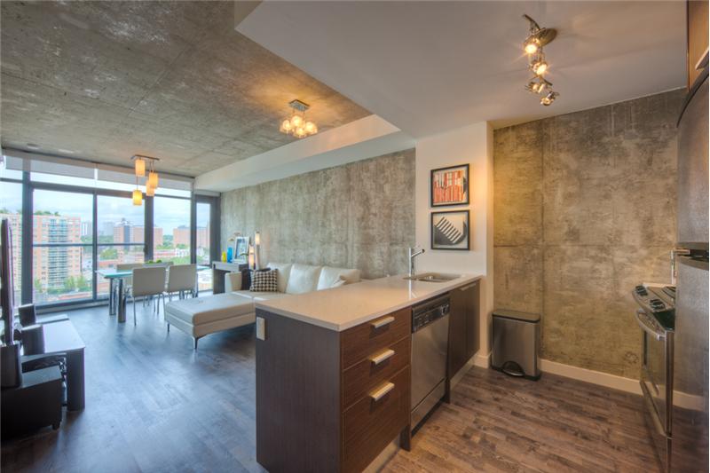 Kitchen towards Living