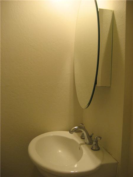 Half Bath Pedestal sink