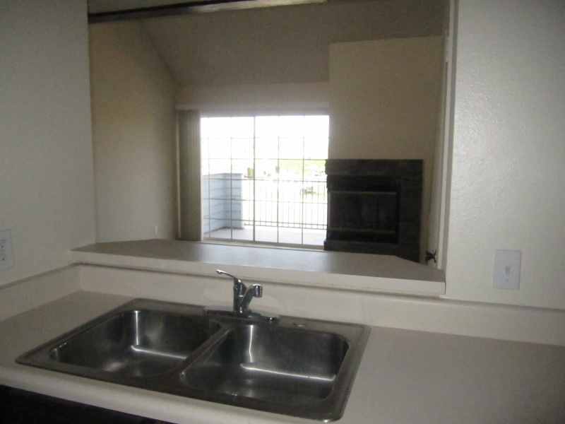View from kitchen