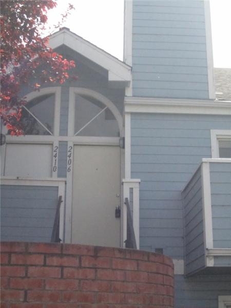 Front of condo