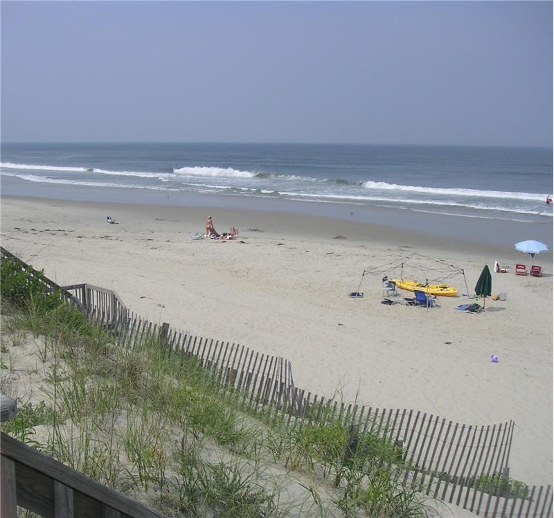 Dunes With Sand Fences Protect Our Beach