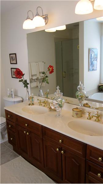 Master bathroom vanity