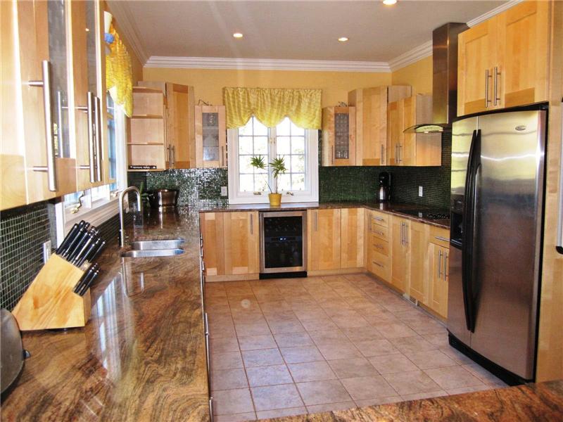 Kitchen with tile floors and lots of natural light