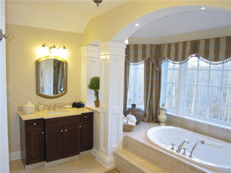 Master bathroom with his/her seperate vanities and sinks