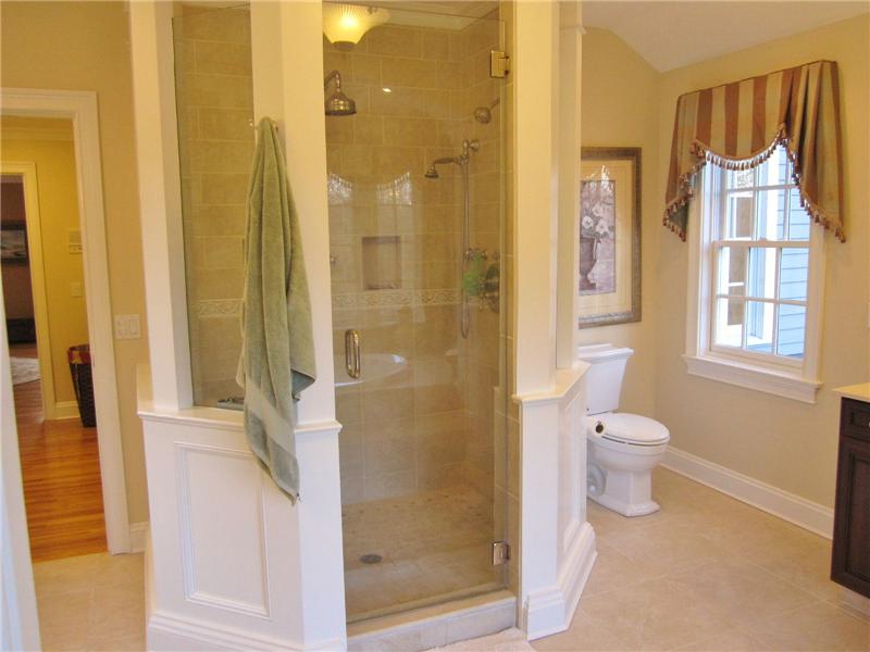 Stand up shower in Master bathroom